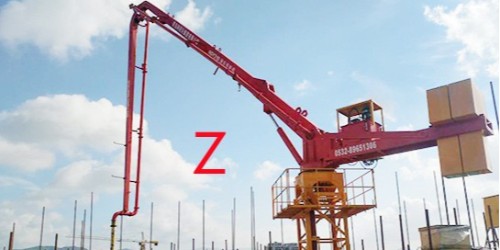 混凝土布料機(jī)內(nèi)爬頂升操作